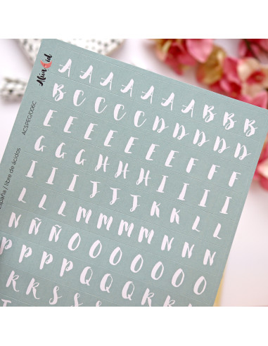 Pack 4 hojas de pegatinas Celia,  Alúa Cid