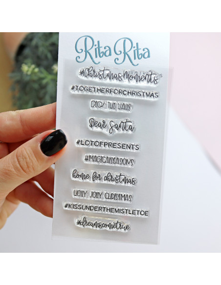 Sello Christmas moments de Alúa Cid