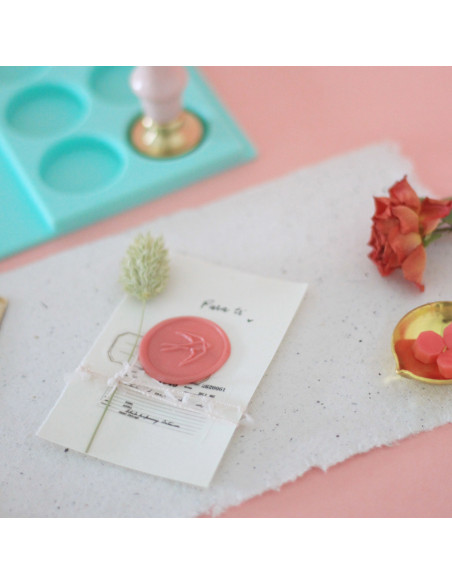 Sello de lacre Golondrina, de Mintopía por Little Hannah