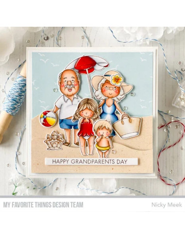 Set de sellos+Troquel Being a Grandparents is...