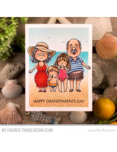 Set de sellos+Troquel Being a Grandparents is...