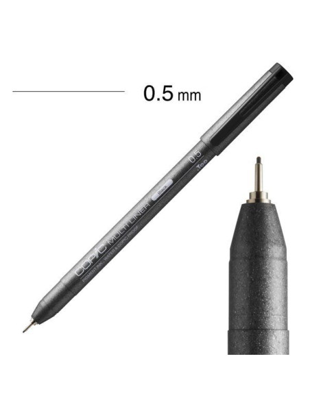 Copic Multiliner negro 0,5mm
