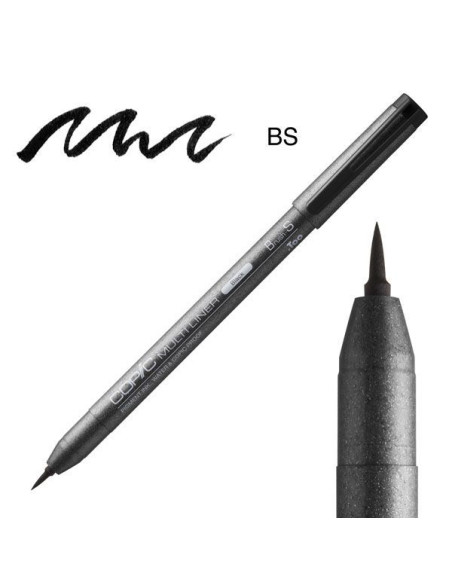 Copic Multiliner pincel negro BS