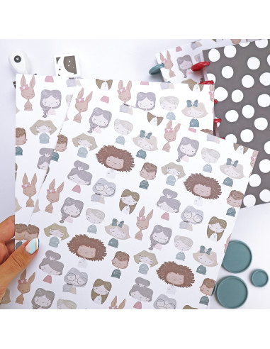 Set dos láminas Familia hasta la concha/Topos,...