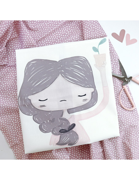 Panel de tela Me Planto, Alúa Cid