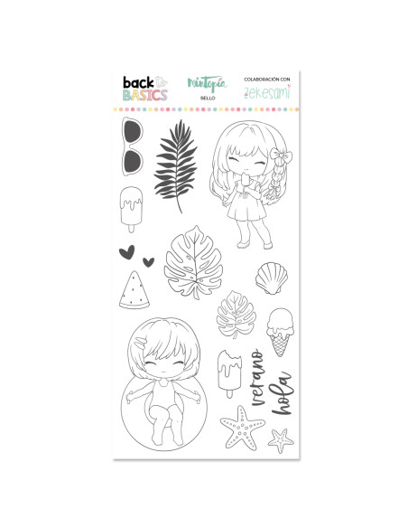 Sello Hola Verano by Zekesami de Mintopía