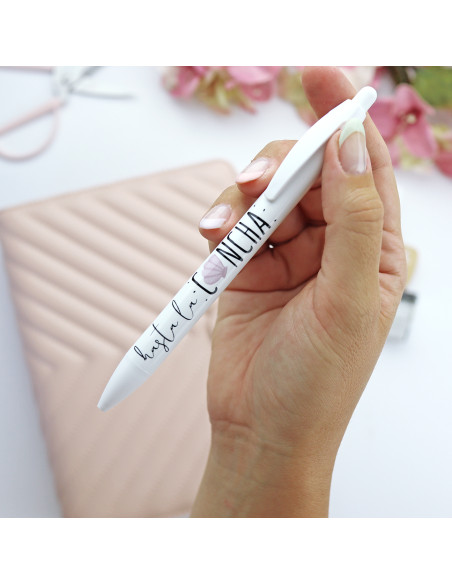 Bolígrafo Hasta la Concha, Alúa Cid