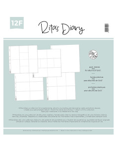 MAXI KIT 12G fundas popurrí 12x12'', para Rita's Diary