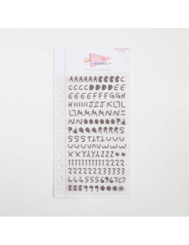 Alfabeto Antracita Baby M va al cole, de Lora Bailora