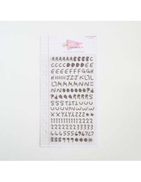 Alfabeto Antracita Baby M va al cole, de Lora Bailora