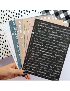 Set 6 hojas de pegatinas A5, para Rita’s Diary 2023 de...