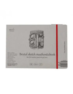 Cuaderno cosido Bristol extra blanco