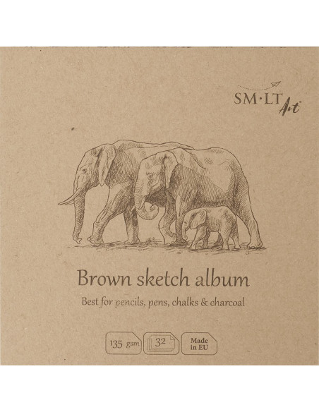 Cuaderno cosido Natural Brown