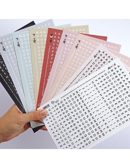 Pegatinas ABC Rosa. Especial documenta