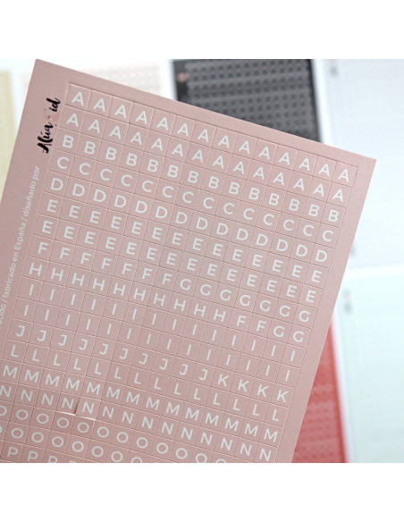 Pegatinas ABC Rosa. Especial documenta