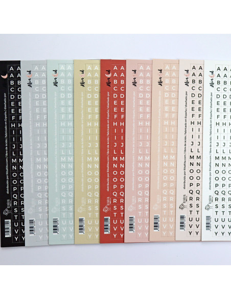 Pegatinas ABC Rosa. Especial documenta