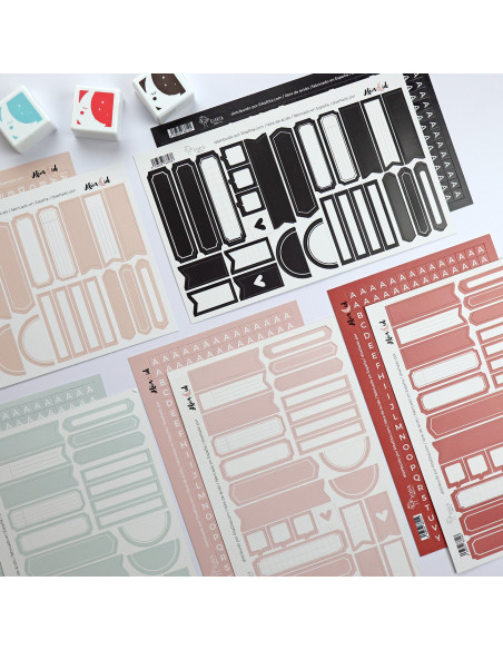 Pegatinas Etiquetas Menta. Especial documenta