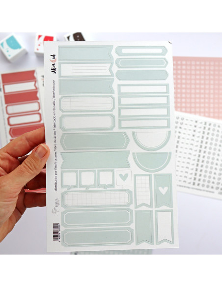 Pegatinas Etiquetas Menta. Especial documenta