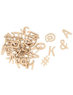Letras de madera de Artemio