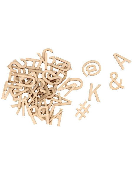 Letras de madera de Artemio