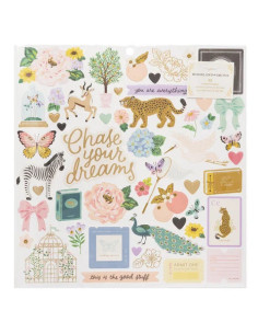 Pegatina acolchada 12'' Woodland grove de Maggie Holmes