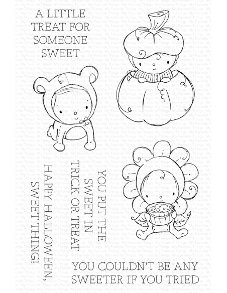 Set de sellos Sweetest Trick or Treaters de MFT