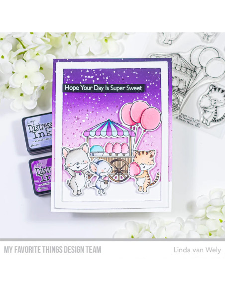 Set de sellos Cotton candy critters de MFT