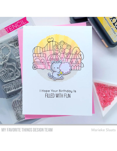 Set de sellos Carnival Critters de MFT