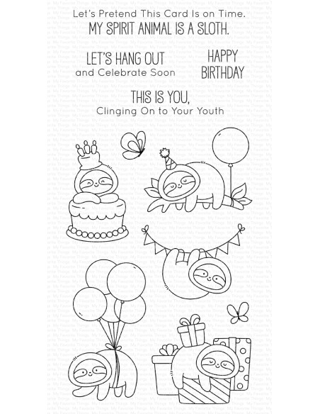 Set de sellos Hang out and celebrate de MFT