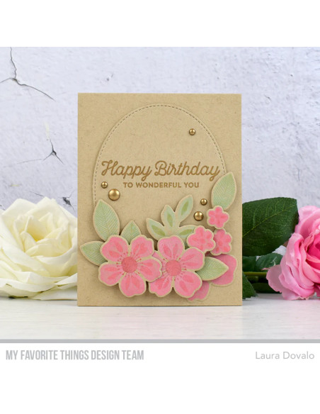 Set de sellos Flashy florals de MFT