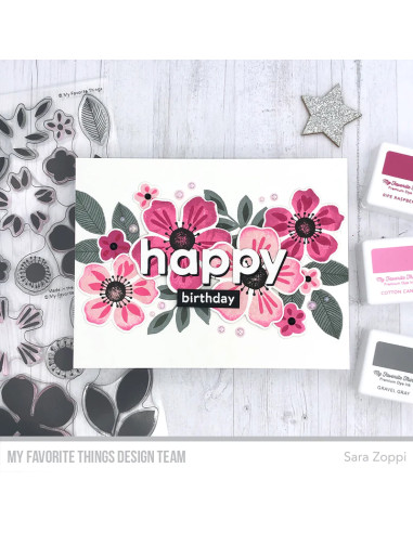 Set de sellos Flashy florals de MFT