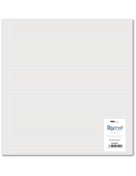 Acetato 12x12" Recreo, Caro Vela