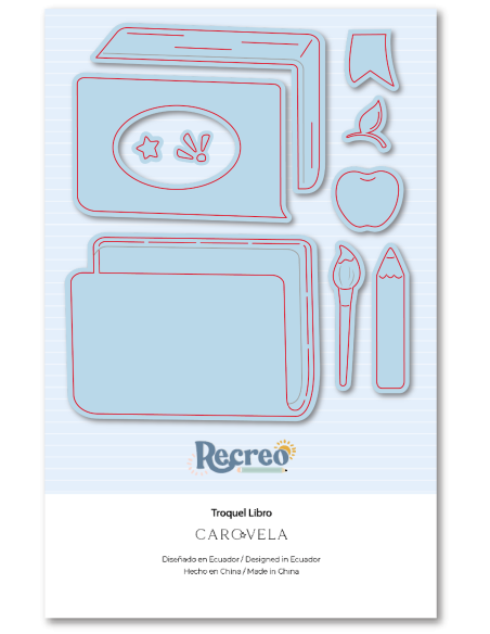 Troquel Libro, Recreo de Caro Vela