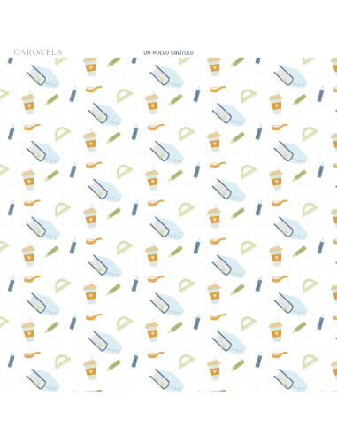 Bloc papeles 12x12" Recreo, Caro Vela