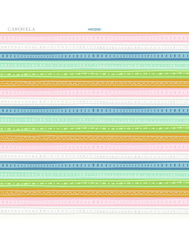 Bloc papeles 12x12" Recreo, Caro Vela