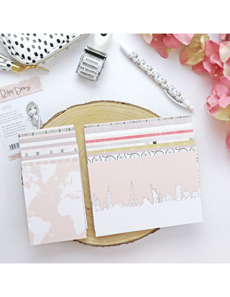 Pack tarjetas Patrones Travel Rita's Diary