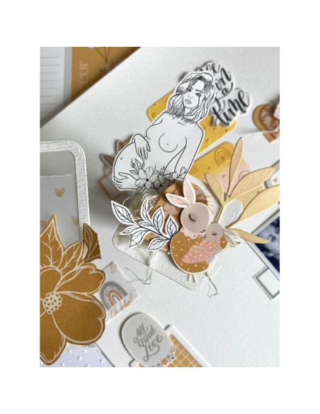 Set de Sellos Acrílicos Maman de Floriléges