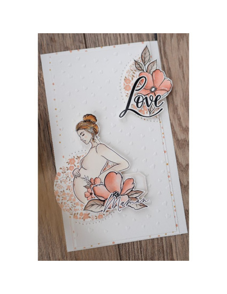 Set de Sellos Acrílicos Maman de Floriléges