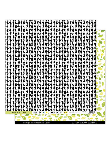 kit papel Yellow de florileges