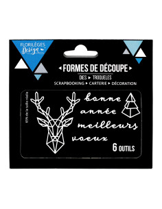 Troquel Floriléges med, Flores y hojas