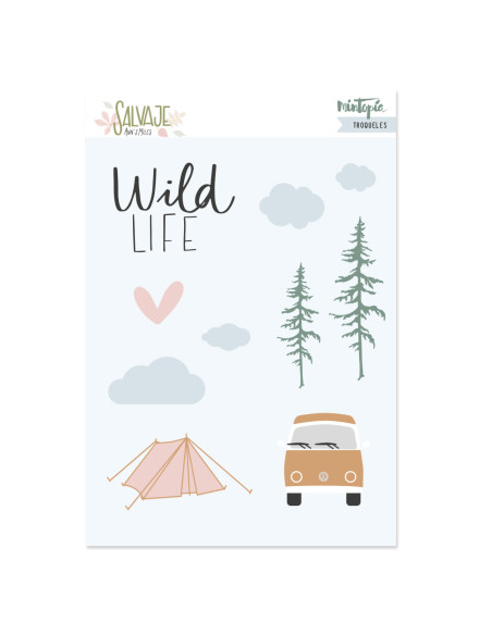 Troquel Happy camper, Salvaje de Mintopía