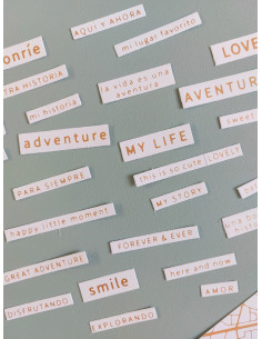 Placa hot Foil&fun Frases inglés, Salvaje de Mintopía 2