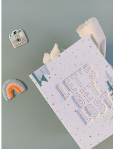 Placa hot Foil&fun Let's get lost con troquel, Salvaje de... 2