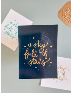 Placa hot Foil&fun Full of stars, Salvaje de Mintopía 2