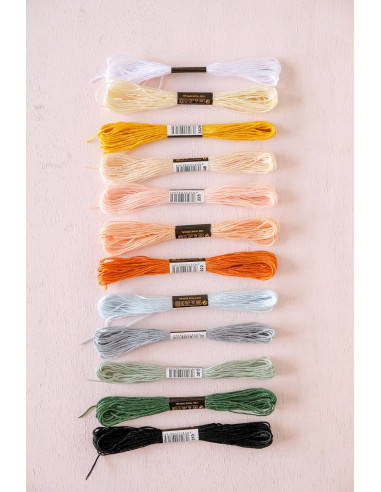 Set para bordado, Salvaje de Mintopía