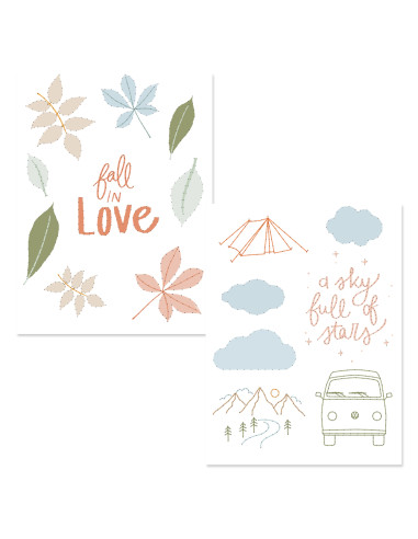 Set para bordado, Salvaje de Mintopía