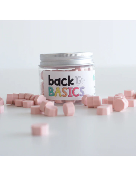 Bote de perlas de lacre Rosa crepé de Mintopía