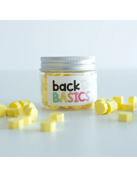 Bote de perlas de lacre Amarillo pastel de Mintopía