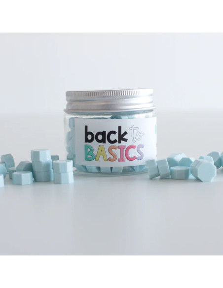 Bote de perlas de lacre Celeste Pastel de Mintopía