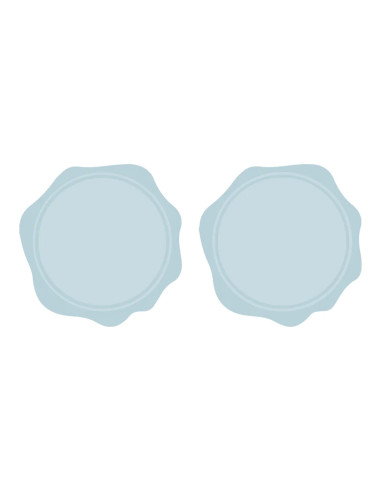 Bote de perlas de lacre Celeste Pastel de Mintopía